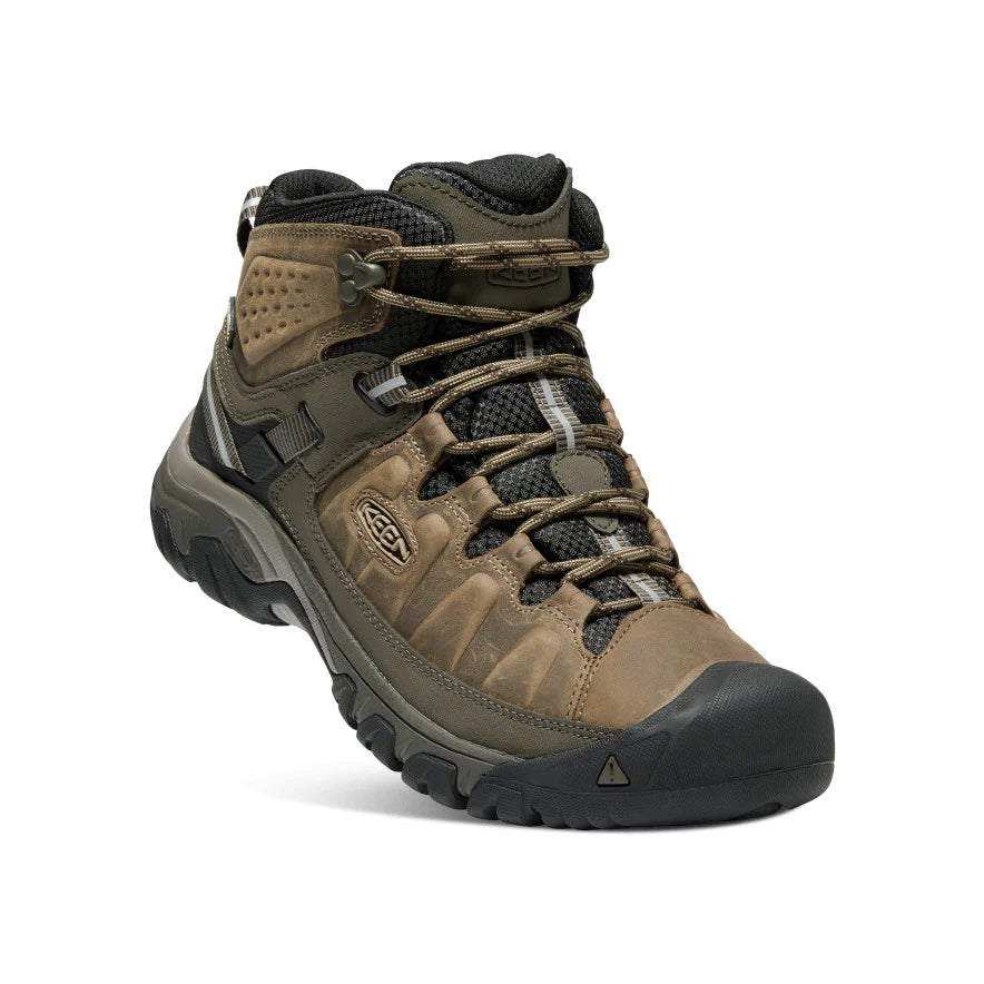 Men s Targhee III Mid WP Bungee Cord Black KEEN FOOTWEAR SINGAPORE
