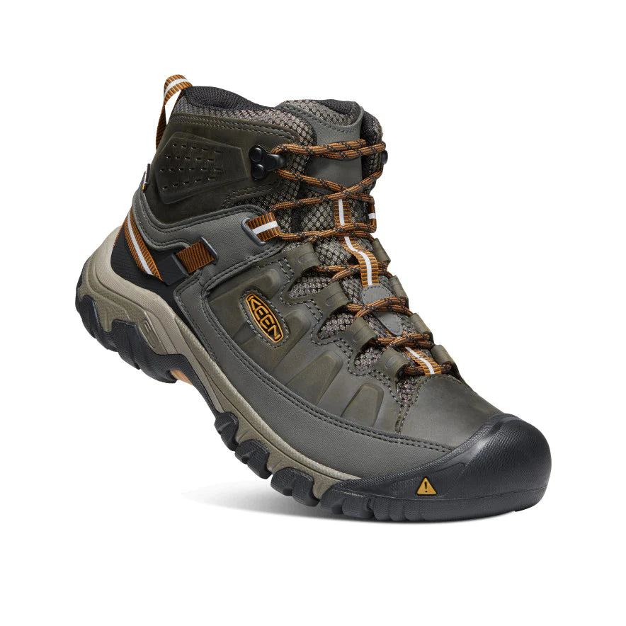 MEN S TARGHEE III MID WP BLACK OLIVE GOLDEN BROWN