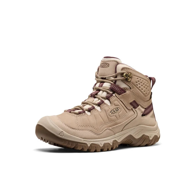 WOMEN'S TARGHEE IV MID WATERPROOF HIKING BOOT  - PLAZA TAUPE/HUCKLEBERRY