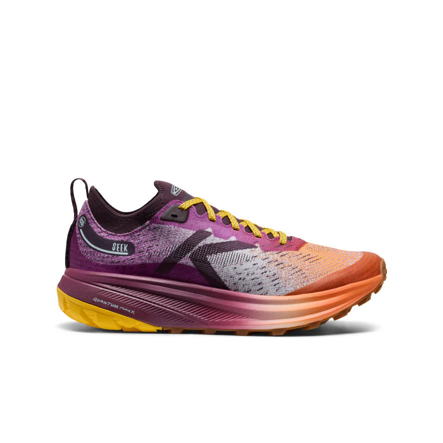 MEN'S SEEK TRAIL RUNNING SHOE - WILLOWHERB/ORANGE PEEL