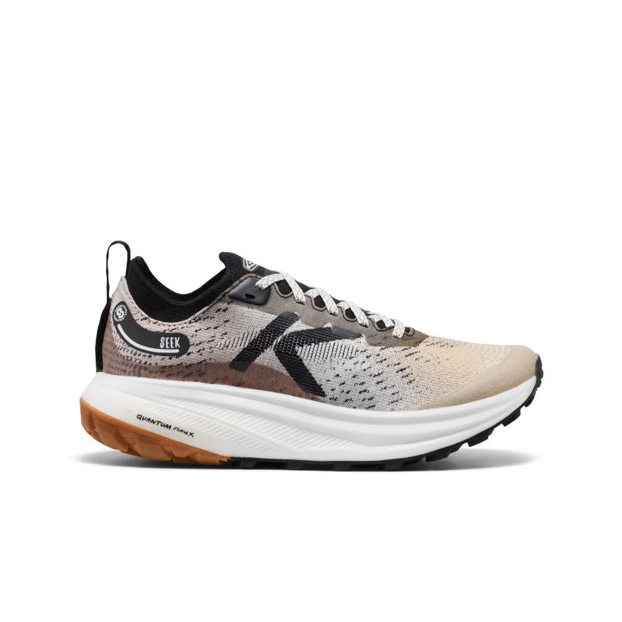 WOMEN'S SEEK TRAIL RUNNING SHOE - SAFARI/BLACK