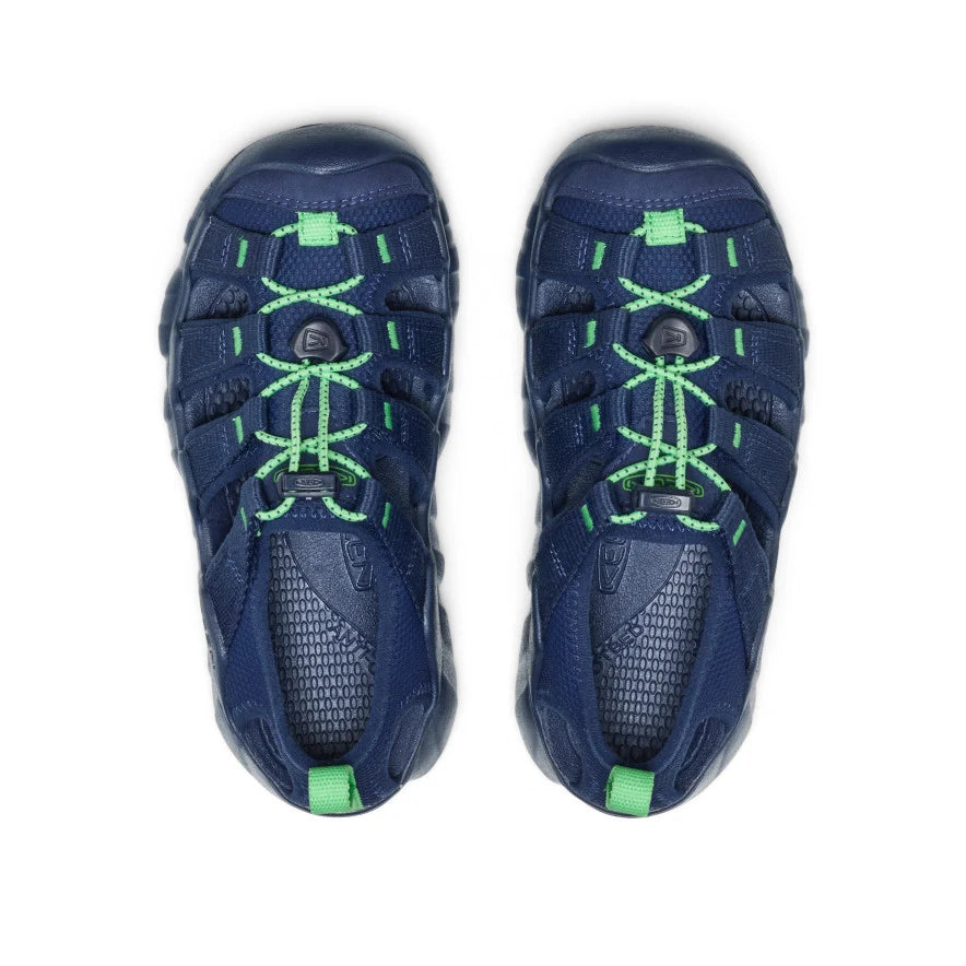 YOUTH'S HYPERPORT H2 SANDAL - NAVAL ACADEMY/VIBRANT GREEN