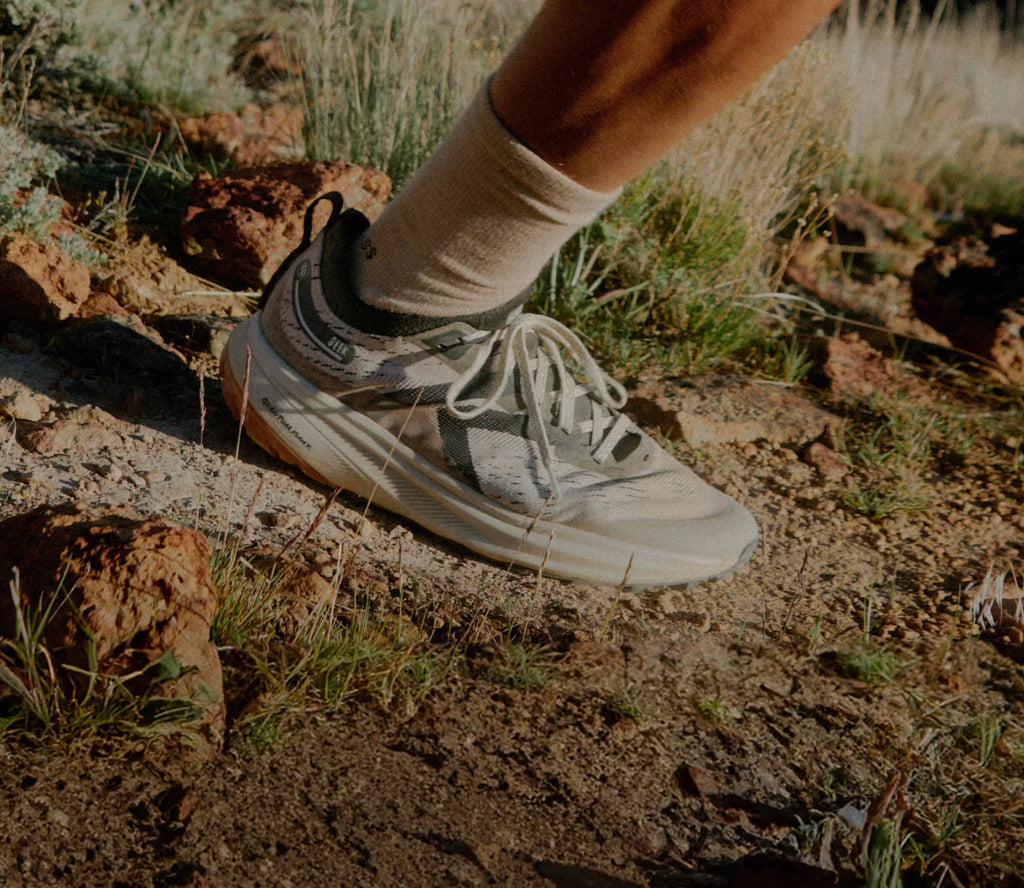 MEN'S SEEK TRAIL RUNNING SHOE - WILLOWHERB/ORANGE PEEL