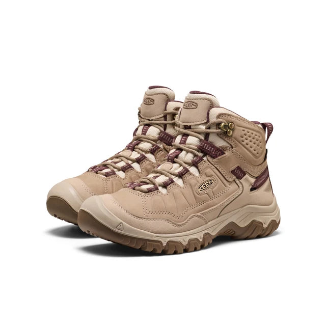 WOMEN'S TARGHEE IV MID WATERPROOF HIKING BOOT  - PLAZA TAUPE/HUCKLEBERRY