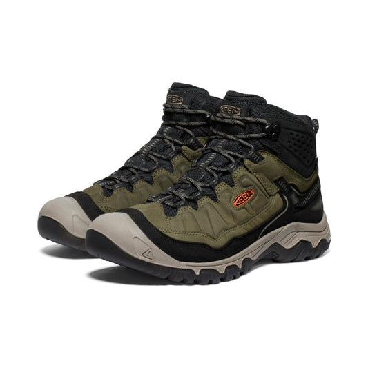 MEN'S TARGHEE IV MID WP  - DARK OLIVE/GOLD FLAME