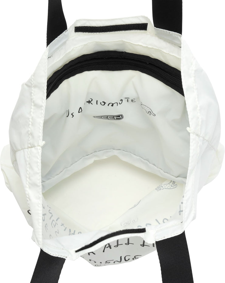 US4 KHT RECYCLE SACOCHE BAG IN BAG - WHITE
