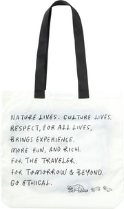 US4 KHT RECYCLE SACOCHE BAG IN BAG - WHITE