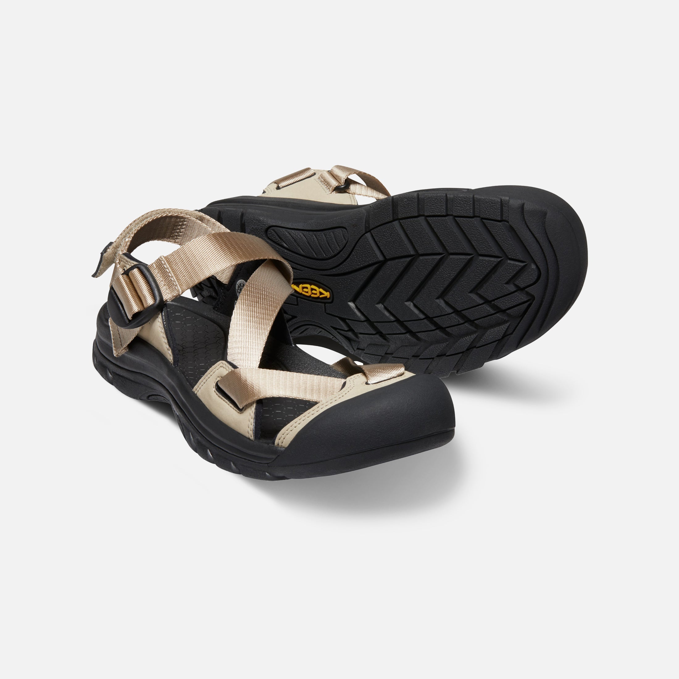 tkkt22 Men's Zerraport II - Safari/Black | KEEN FOOTWEAR SINGAPORE