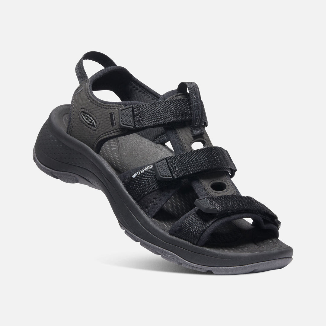 Women's Astoria West open-Toe - Black/Black | KEEN FOOTWEAR