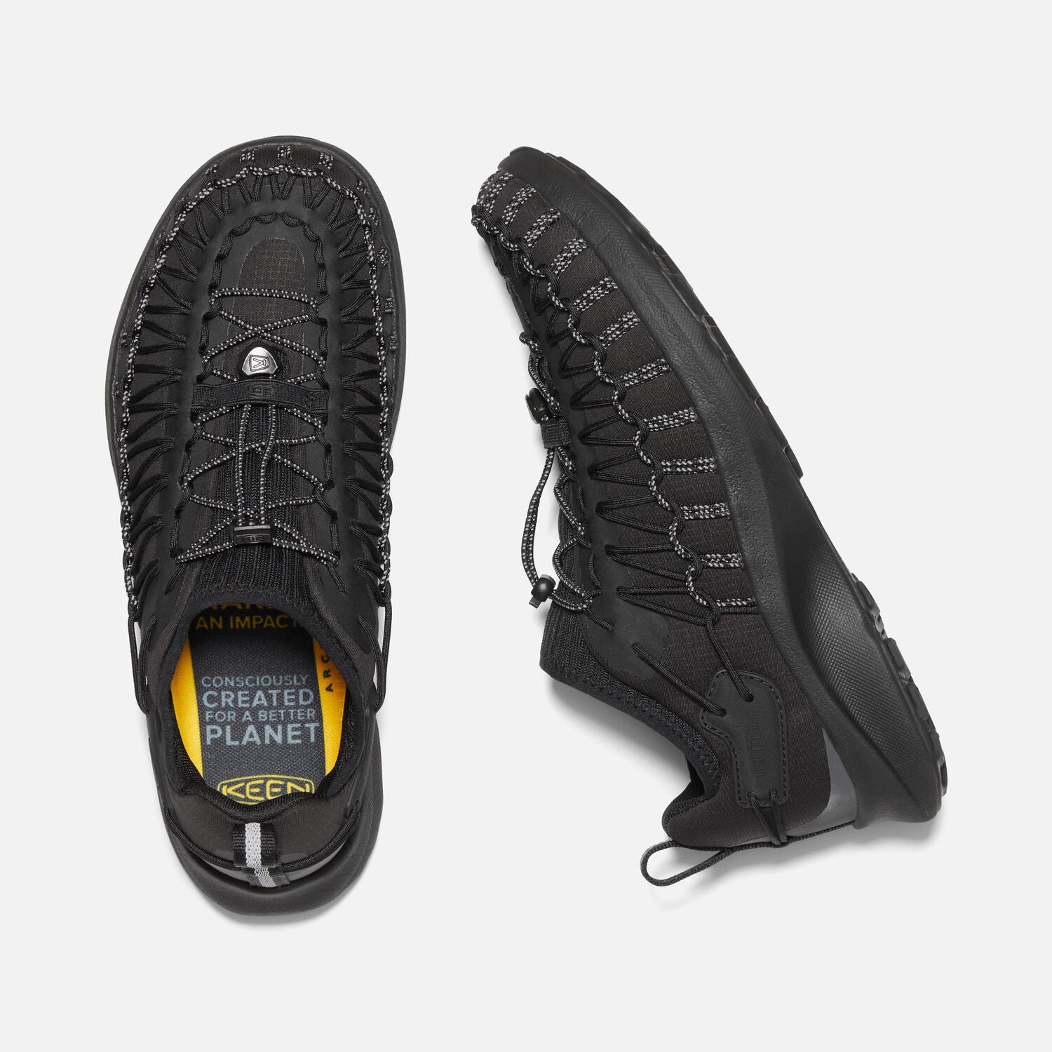 MEN'S UNEEK SNK SNEAKER - BLACK/BLACK | KEEN FOOTWEAR SINGAPORE