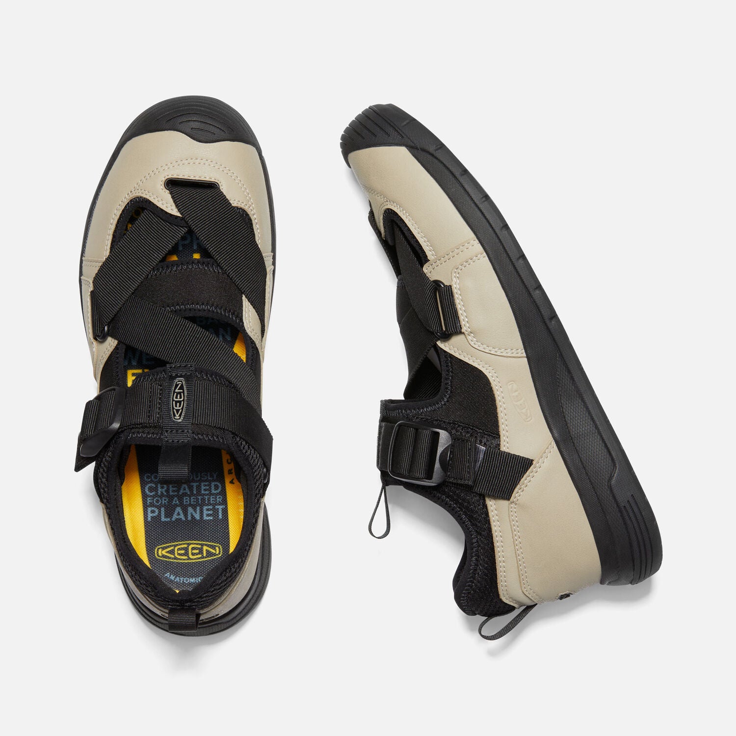 Men's Zerraport Trail - Timberwolf/Black | KEEN FOOTWEAR SINGAPORE